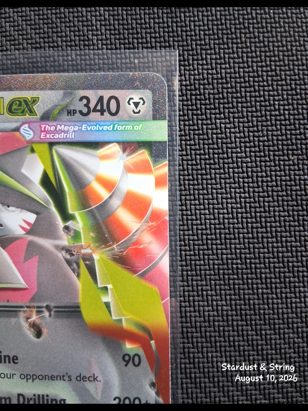 Pokemon Drilbur Mega Excadrill ex 103 And 065 Card Lot Set Pack To Sleeve/LP